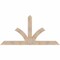 Ekena Millwork Richland Smooth Timber Gable Bracket, Douglas Fir, 84"W x 42"H x 5 1/2"D x 5 1/2"F, 12/12 Pitch GBW084X42X0606RIC00SDF - alternate 1
